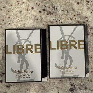 YSL Libre EDP 3ML SAMPLE , (2) two packages- 1.2ML SAMPLE NEW